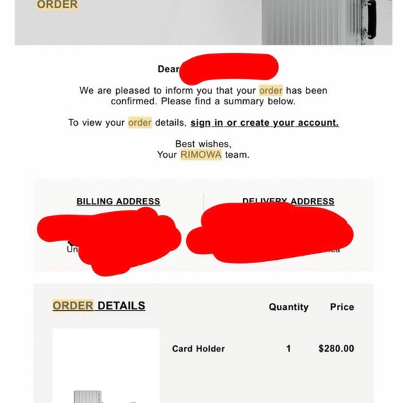 RIMOWA silver Card Holder brand new - Picture 4 of 4